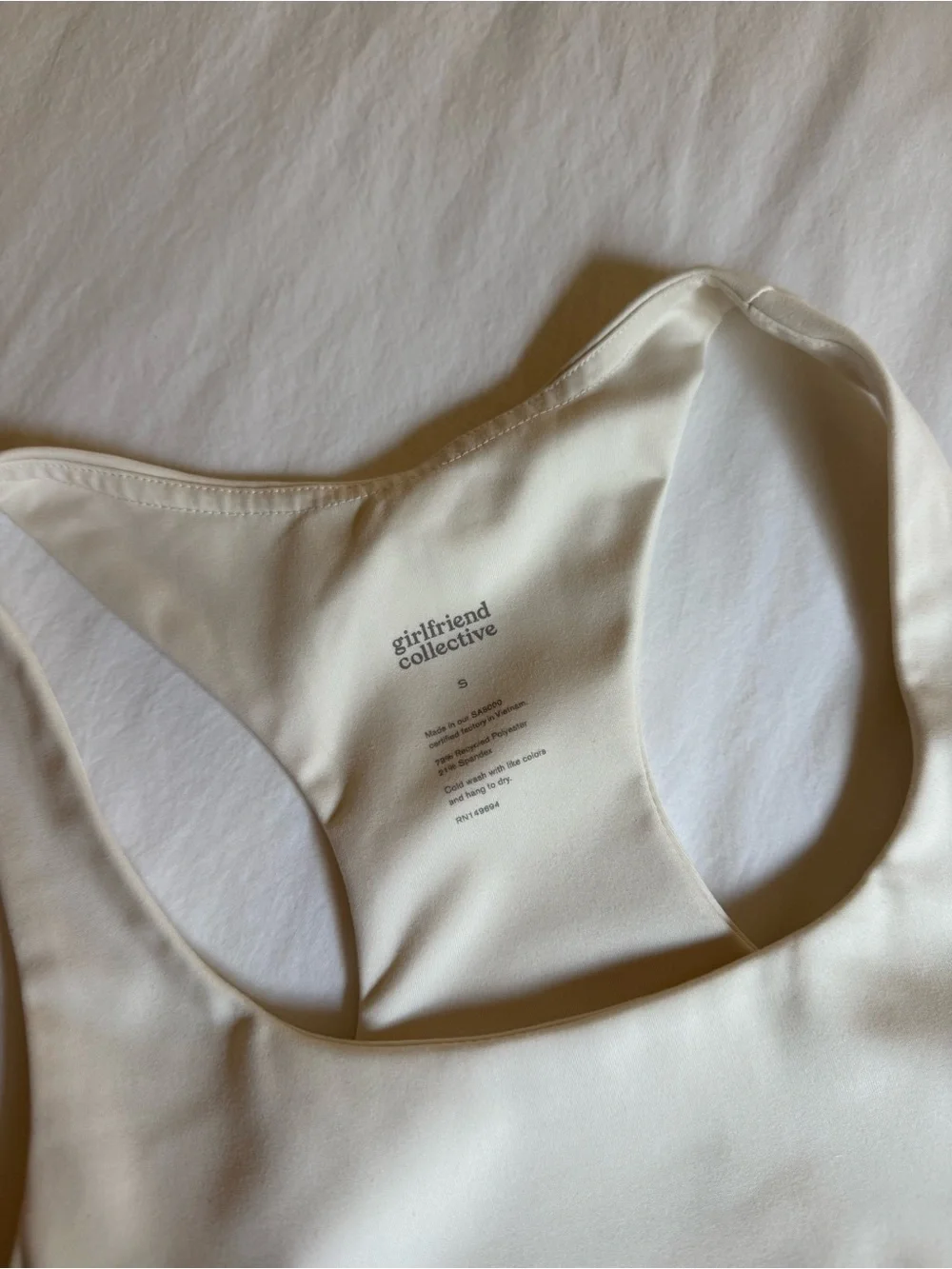 girlfriend collective sports bra